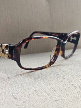 SOL by Daisy Fuentes Women Glasses 106P 55[]16 135 Brown Tortoise Eyeglasses